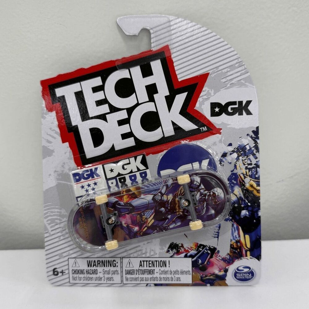 DGK Skateboards Will Mazzari‎ Robot Tech Deck Fingerboard  Rare Plan B